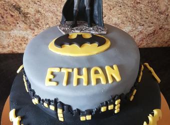 Gâteau Batman pâte à sucre
