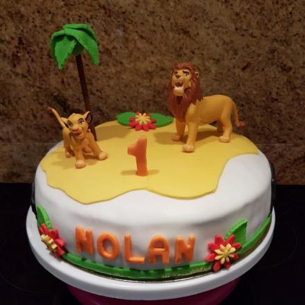 Gâteau Le Roi Lion
