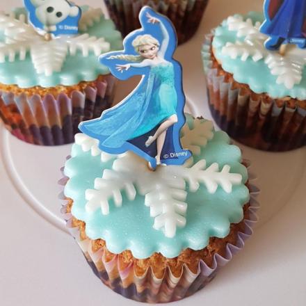 Cupcakes la reine des neiges